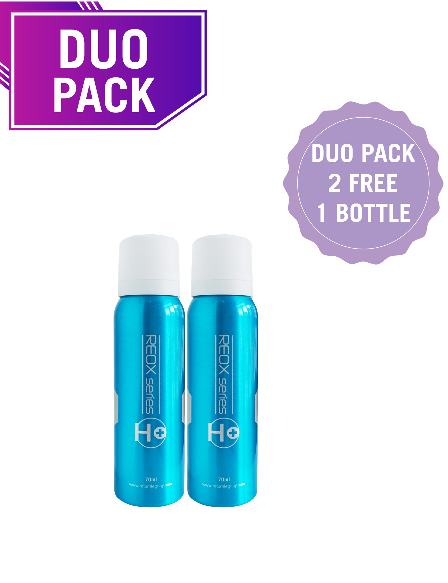 REOX Series H+ 70ML ( 2 DUO PACK Free 1 Bottle)